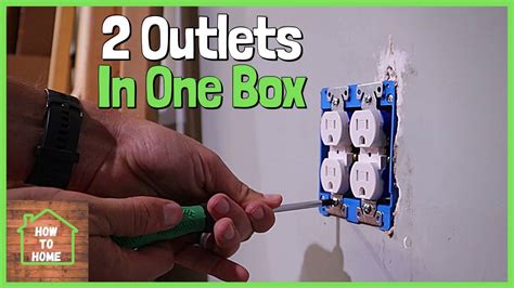 wire 2 receptacle outlets in metal box|how to wire two boxes.